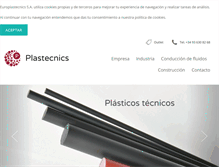 Tablet Screenshot of plastecnics.com